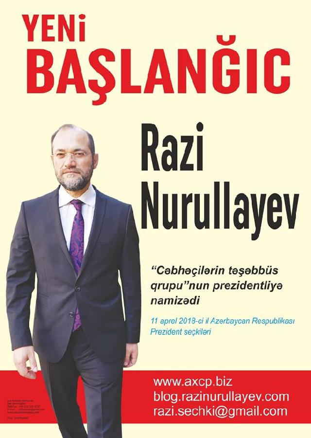 Prezidentliyə namizəd Razi Nurullayevin seçki proqramı - I