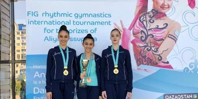 Gimnastımız Qazaxıstanda medal qazanıb
