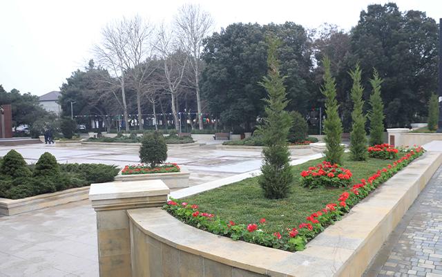 Keşlədəki park əsaslı təmirdən sonra istifadəyə verildi