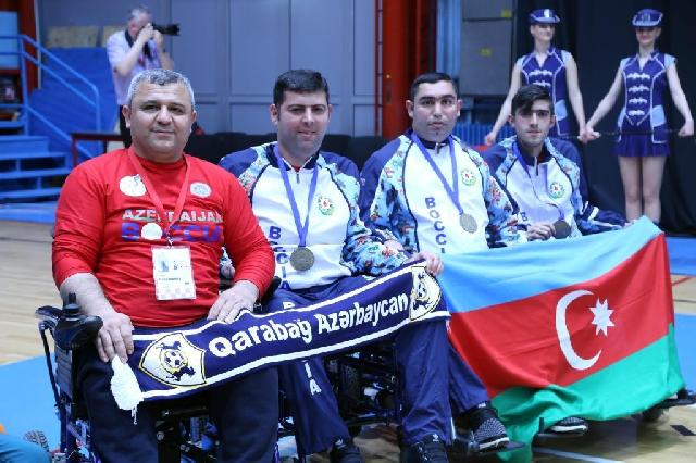 Azərbaycanın boccia üzrə paralimpiya yığması beynəlxalq yarışda bürünc medala layiq görülüb