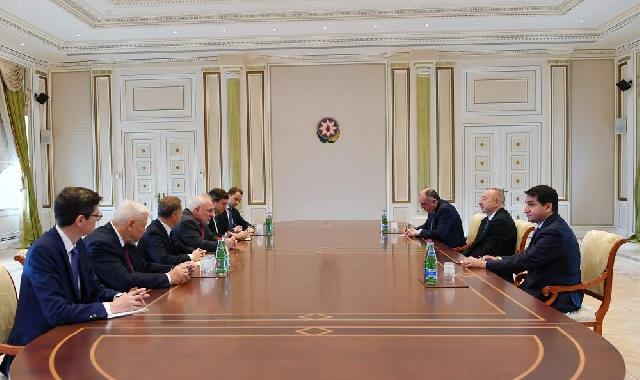 Prezident Minsk qrupunun həmsədrlərini qəbul edib