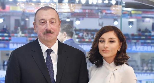 Prezident və Vitse-prezident “Koroğlu” Nəqliyyat Mübadilə Mərkəzinin açılışında iştirak ediblər