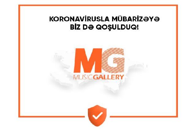 Music Gallery Prezidentin Koronavirusla Mübarizəyə qoşulmaq çağırışına qoşulub