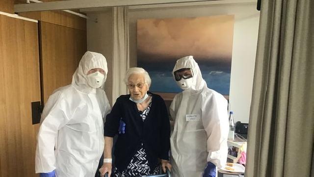İki dünya müharibəsi və üç epidemiyadan sağ çıxan 103 yaşlı qadın - FOTO