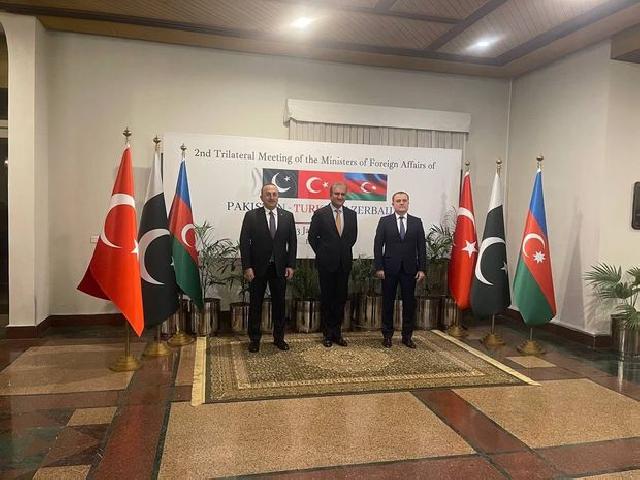 Azərbaycan, Pakistan və Türkiyə XİN başçıları bəyannamə imzalayıb