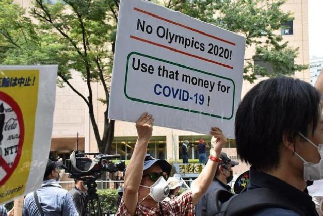 Tokioda Olimpiya Oyunlarına etiraz aksiyası keçirilir