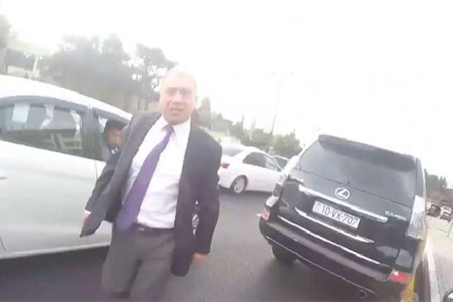 Motosikletçini döyən “Lexus” sahibi HƏBS EDİLDİ