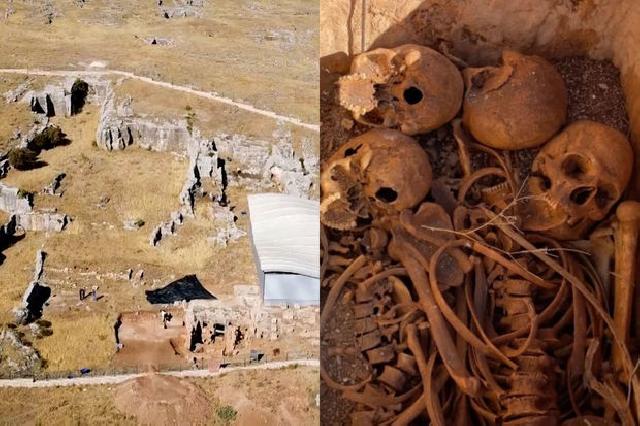 İçində dörd skelet olan 1800 illik məzar
