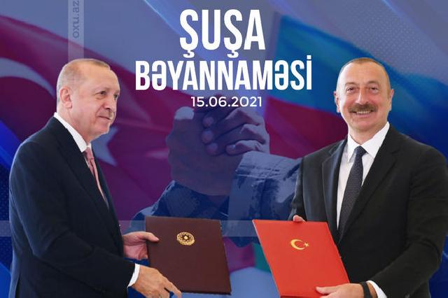 Şuşa Bəyannaməsinin imzalanmasından iki il ötür