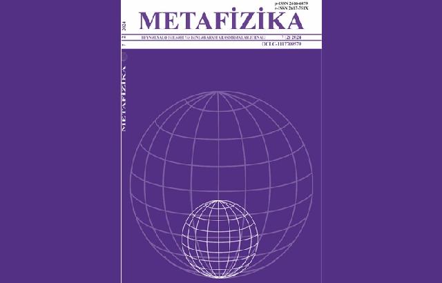 “Metafizika” jurnalı ERİH PLUS beynəlxalq xülasələndirmə və indeksləmə sistemində