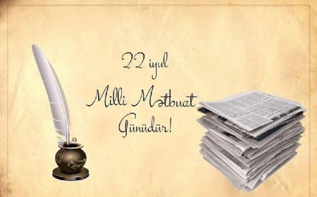 Bu gün Milli Mətbuat Günüdür